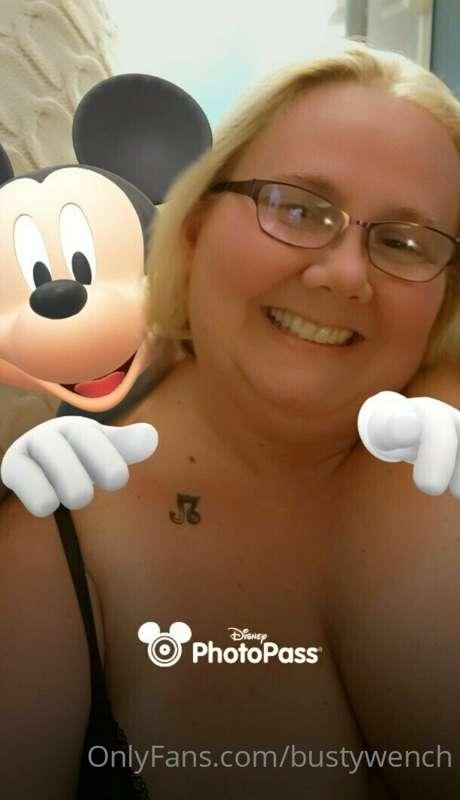 Even Mickey and Minnie like to get in on my action. LOL