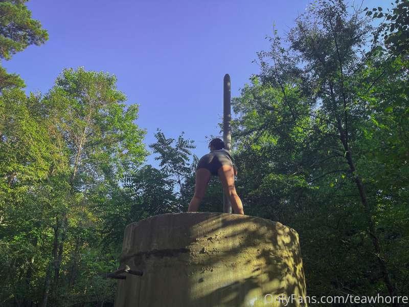 I found a pole at the park