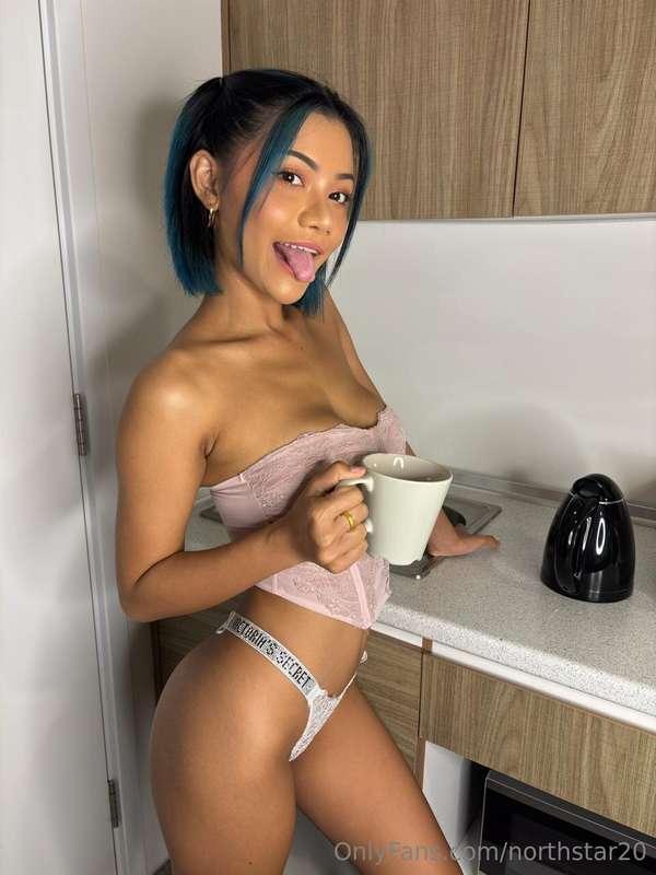 My cup’s full, but I’d rather you be filling me up.