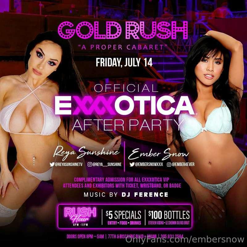 Leaving the convention a little early and I'll be at Gold Ru..