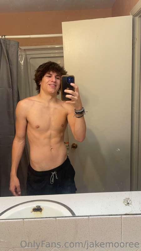 just showered