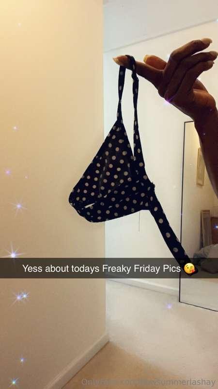 Good morning Happy Friday or should I say Freaky Friday. Yes..
