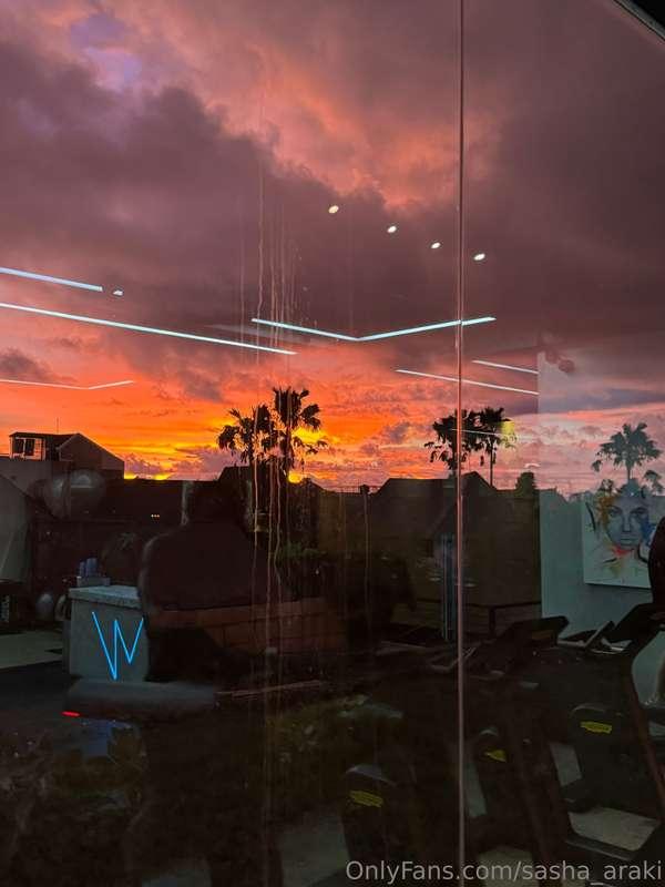 If feelings had color, they would be just like this sunset -..