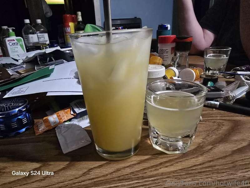 Having a few drinks tonight. 