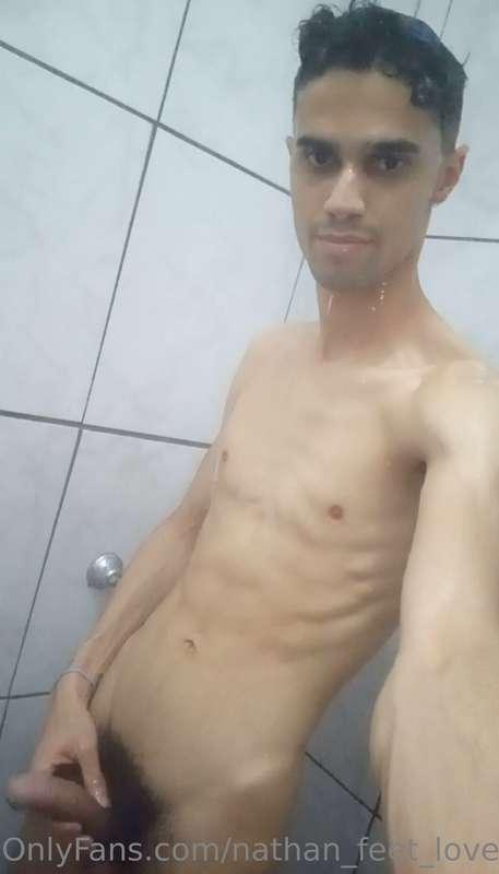 Taking a shower it’s completely natural when seeing my perfe..
