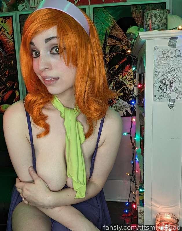 Does this lingerie make my tits look big? 🤔

#fyp #lingerie #scoobydoo #daphne #sheer #dress #tits #cleavage #ass #titsmintsalad