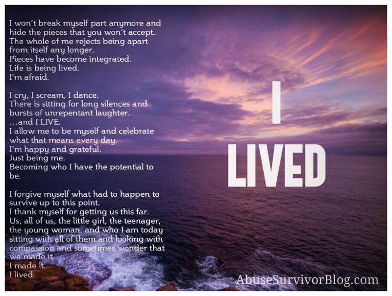 I lived.