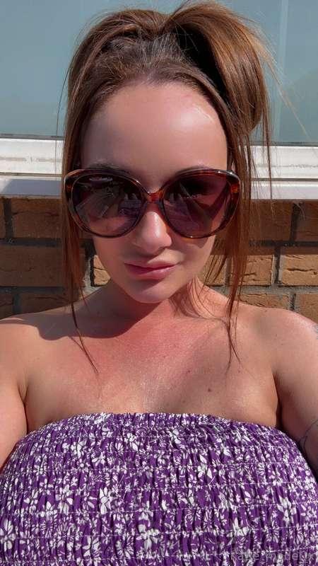 Suns out today 💜