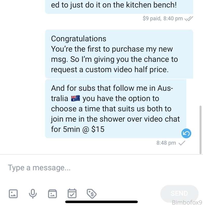 He was first in to purchase my new photos and juicy videos.