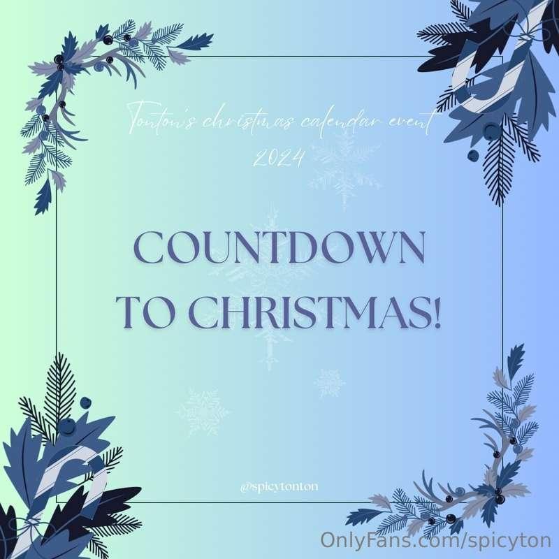 My christmas advent calendar event is starting today on my m..