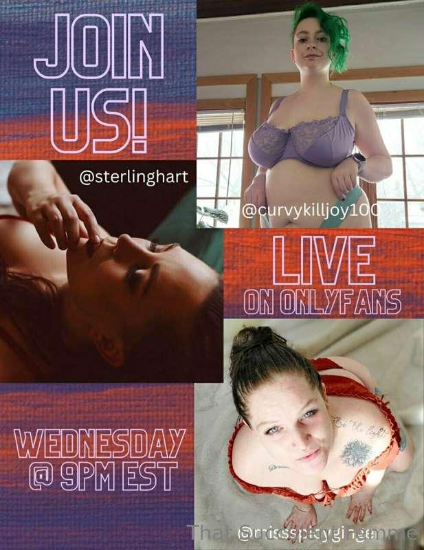 Who doesn’t love a threesome? This Wednesday, come play with..