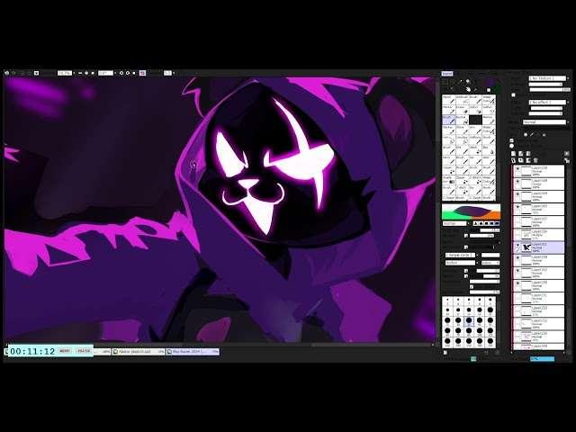 Raven Leader (Unedited Digital Painting 🎥)