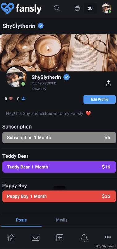 Go check out my Fansly account! The link is in my bio on Ins..