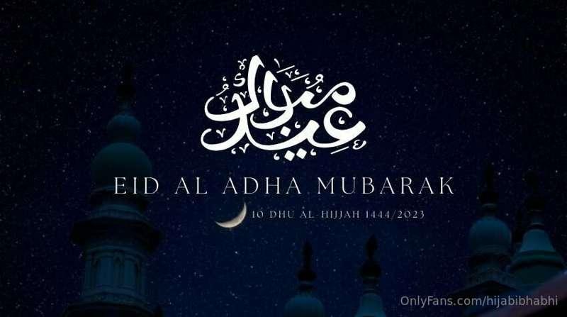 EidMubarak to everyone who is celebrating today or will be c..