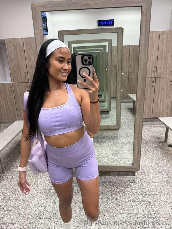 Never a bad day at the gym 💜💪🏻