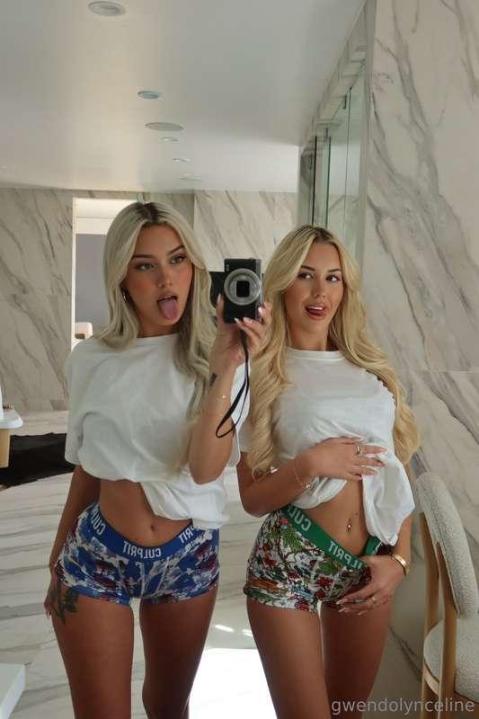 Two blondies about to break your bed 😈😈