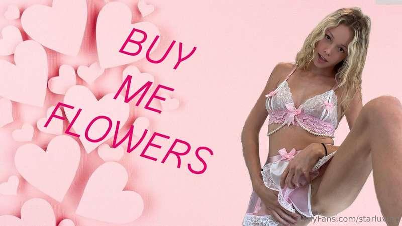 I'm hoping I'd get a dozen roses from you guys! Every one wh..