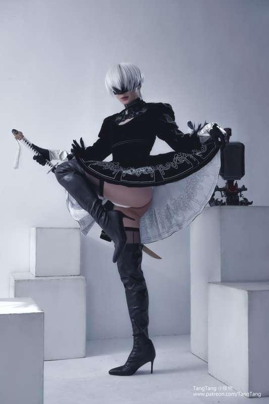 ( 2024.01 Reward ) 9S wearing 2B's clothes