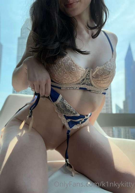 If I was your personal kitty, I’d greet you in lingerie afte..