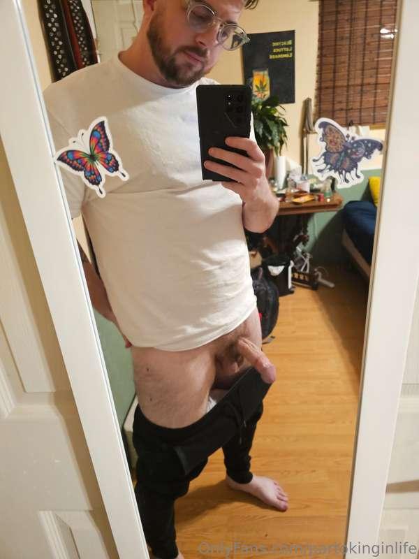 Just a couple cock shots in the mirror