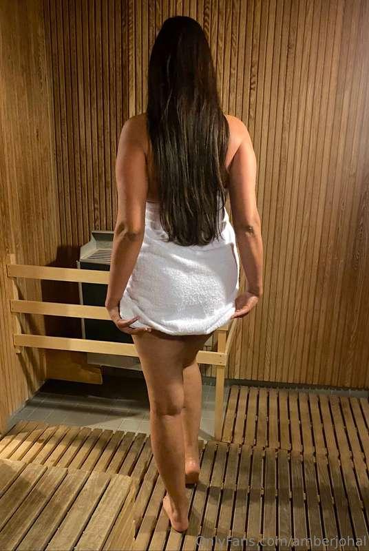Sauna time...❤️‍🔥