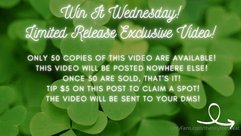 Win It Wednesday!
🌈
Twice a month, I'll release a limited ed..