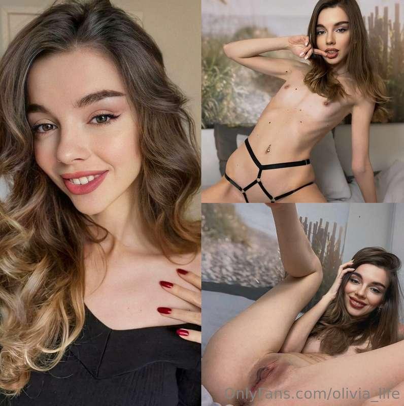 Wow🥵
 @victoria_skinny This hot brunette has such a tight pu..