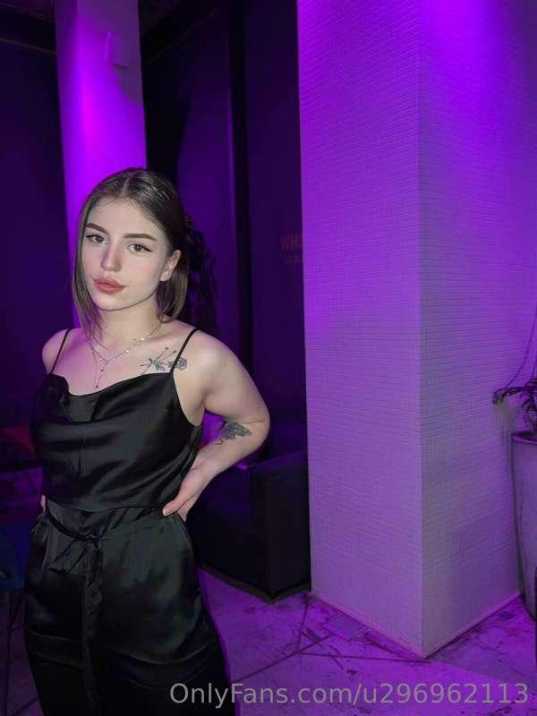 I hope you like girls in black dresses? Do I look good in it..