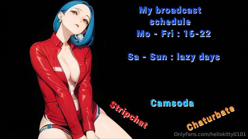 Hey guys, I wanted to let you know about my new broadcast sc..