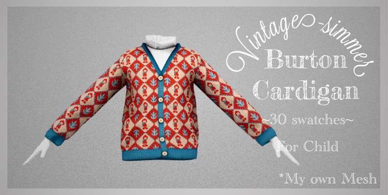 ˗ˏˋBurton Cardigan -Child & Toddˎˊ˗
