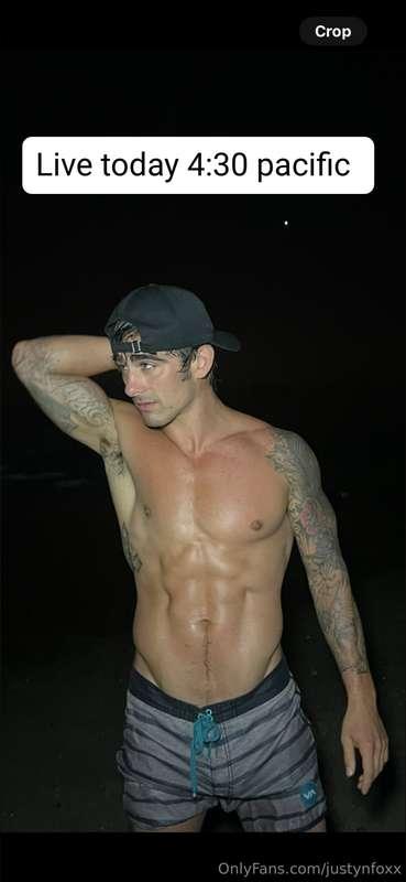 LIVE TODAY IN AN HOUR AT 4:30 PM PST 😈💦 NOT GONNA WANNA MISS..