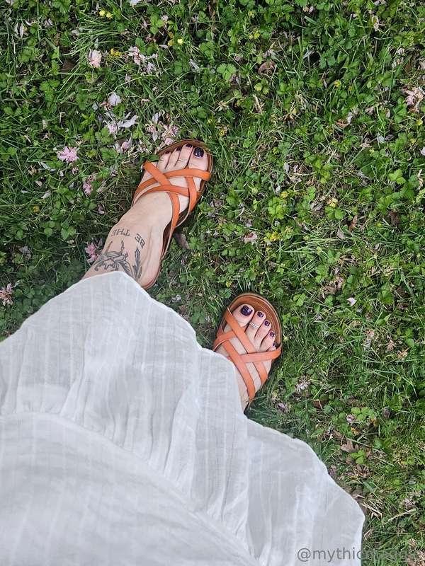 My sandals deserve their own appreciation post hehe I actual..
