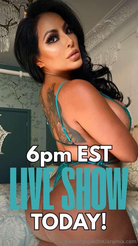 LIVE IN 1 HOUR!!!!! ⭐️✨💫