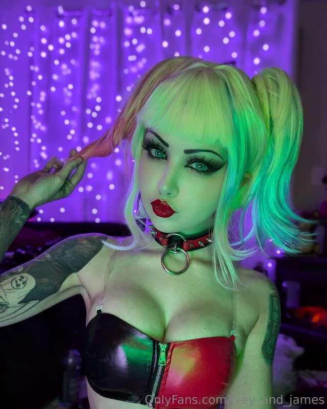 🐾Harley Quinn Cosplay 🐾  Showing off my new Harley Quinn cos..