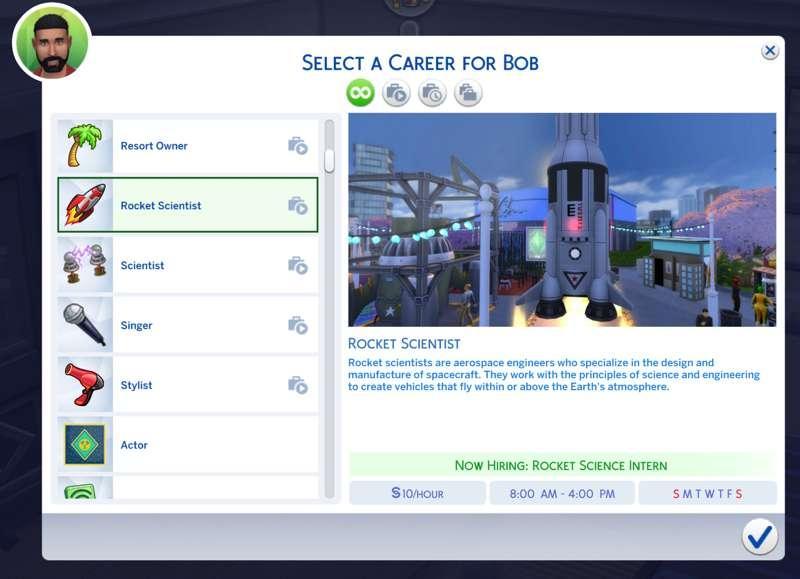 Rocket Scientist (Active) Career