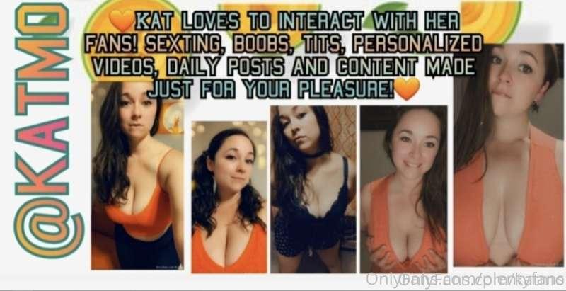 @katmo
🧡Kat loves to interact with her fans! 🌼Sexting, boobs..