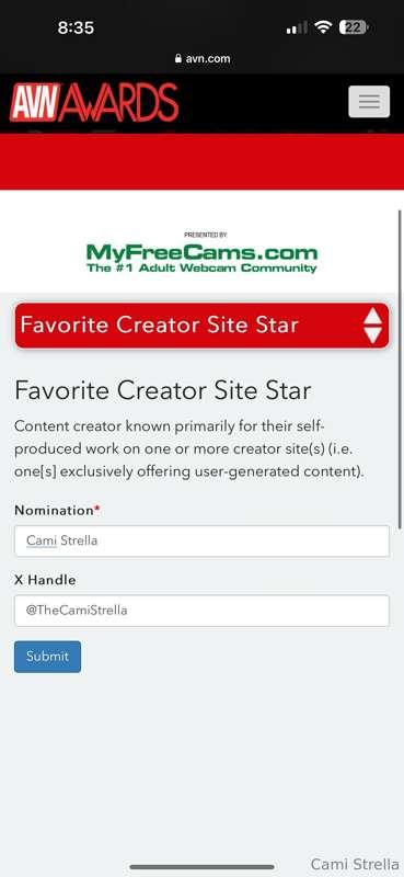 AVN NOMS ARE OPEN! Submit your noms for me below! It takes ...