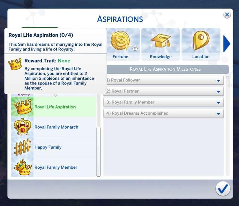 Royal Life Aspiration