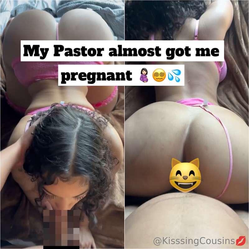 𝐈 𝐀𝐋𝐌𝐎𝐒𝐓 𝐆𝐎𝐓 𝐏𝐑𝐄𝐆𝐍𝐀𝐍𝐓 😳 💦 ‼️ My pastor from church almost we..
