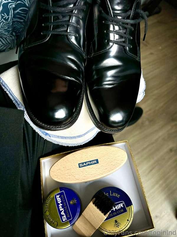 Shoes polish…any volunteer? Make sure they are mirror shine ..