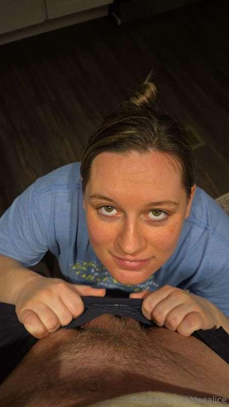 I pull your cock out and get a taste. What's your next move?..