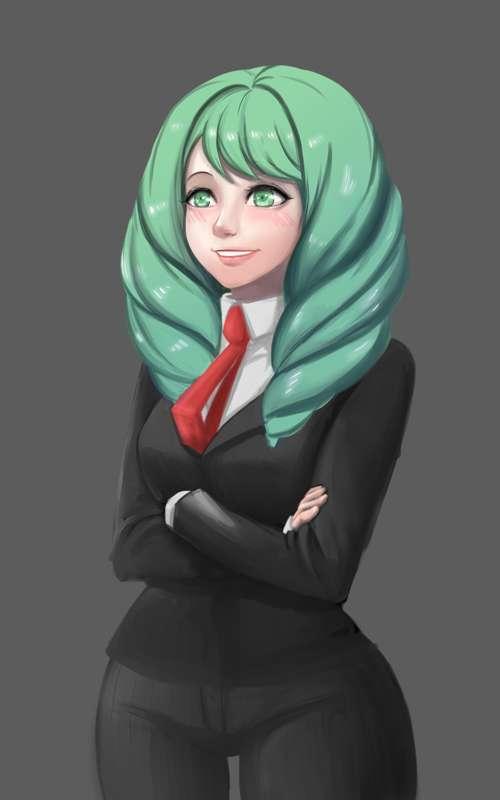 Flyan in suit