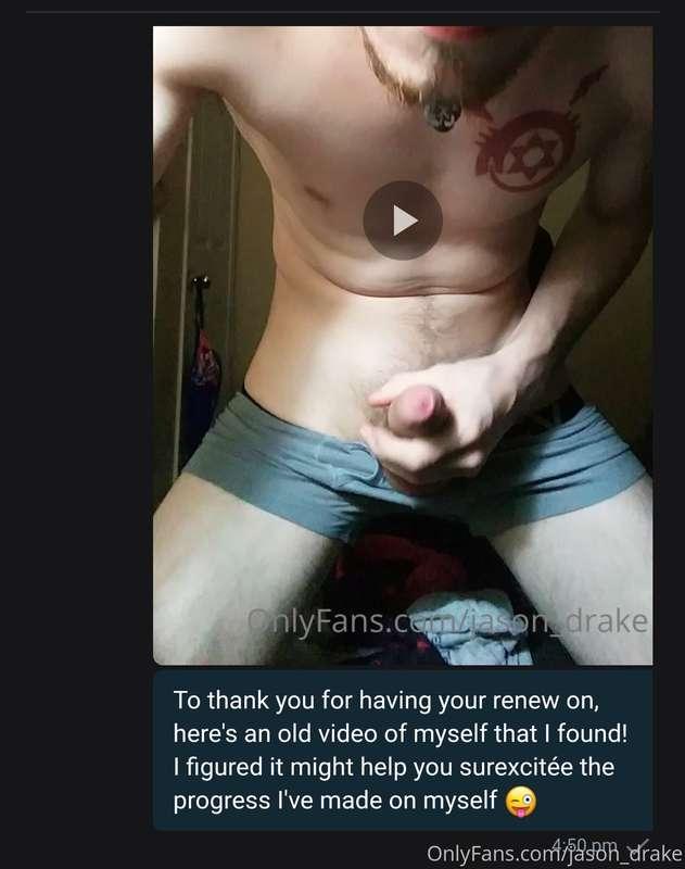When you have your renew on, I someone's treat you to some e..