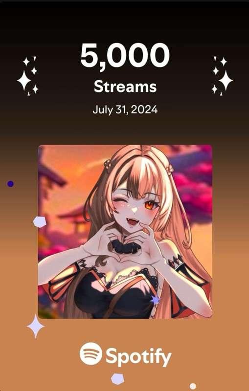 ✨Thank You 5k Streams on Spotify!✨