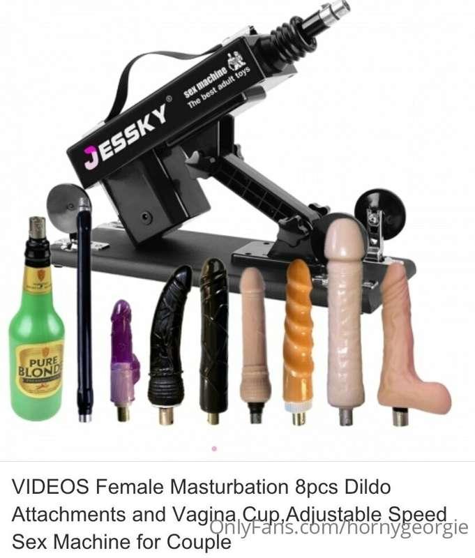 Omg check this out!!! Fuck machine, think of the videos I co..