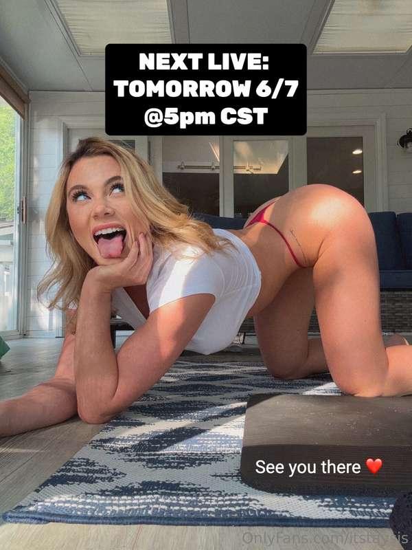 Mark your calendars 😝💋