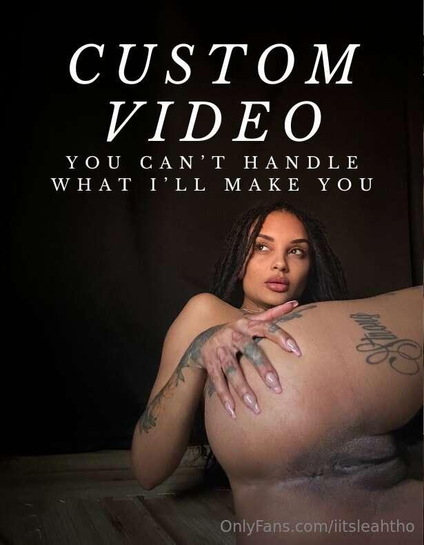 I don't think you can handle it...I get pretty fucking wild...