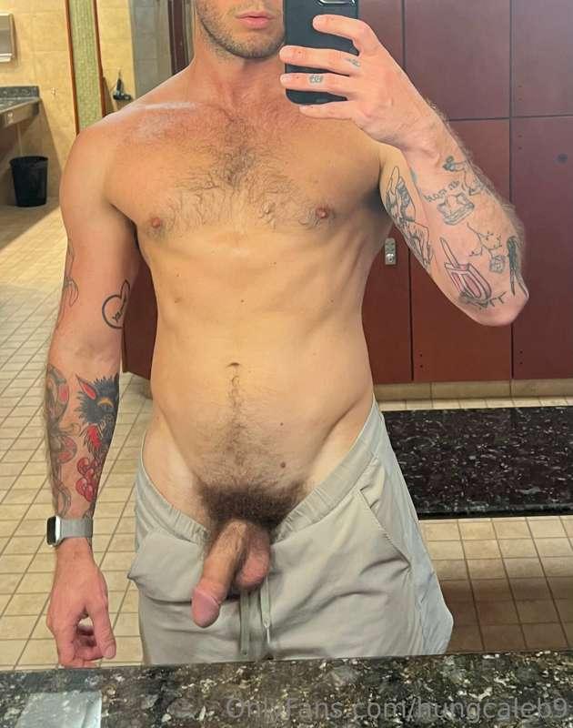 Always hoping someone walks in.. see me with my junk out, st..