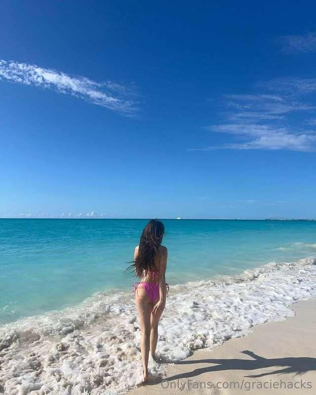 Just a girl in a pink bikini, minding my business… and makin..