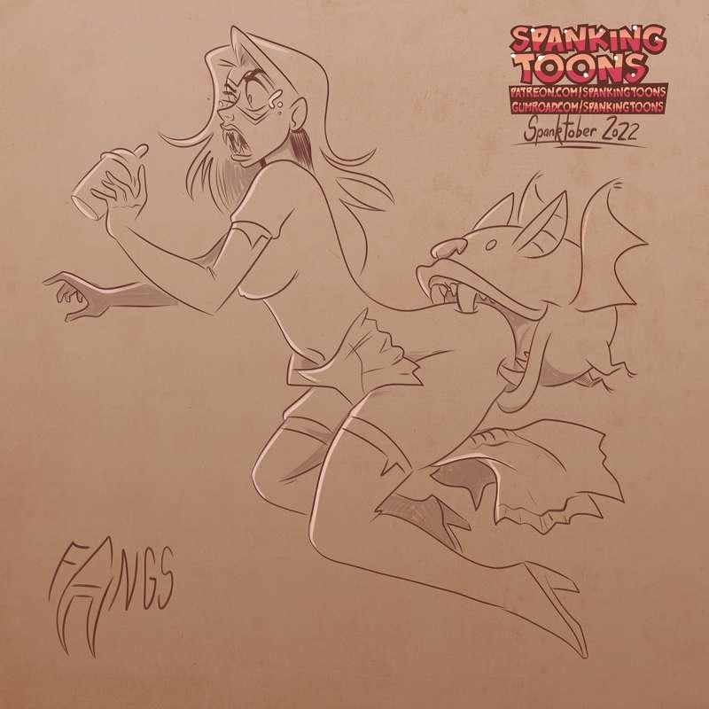 Spanktober22 - 11. Fangs
